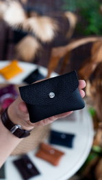 Zoozie Bags Murcia - Black v2 Tarjetero de Piel Auténtica